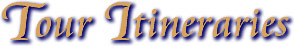 Tour Itineraries
